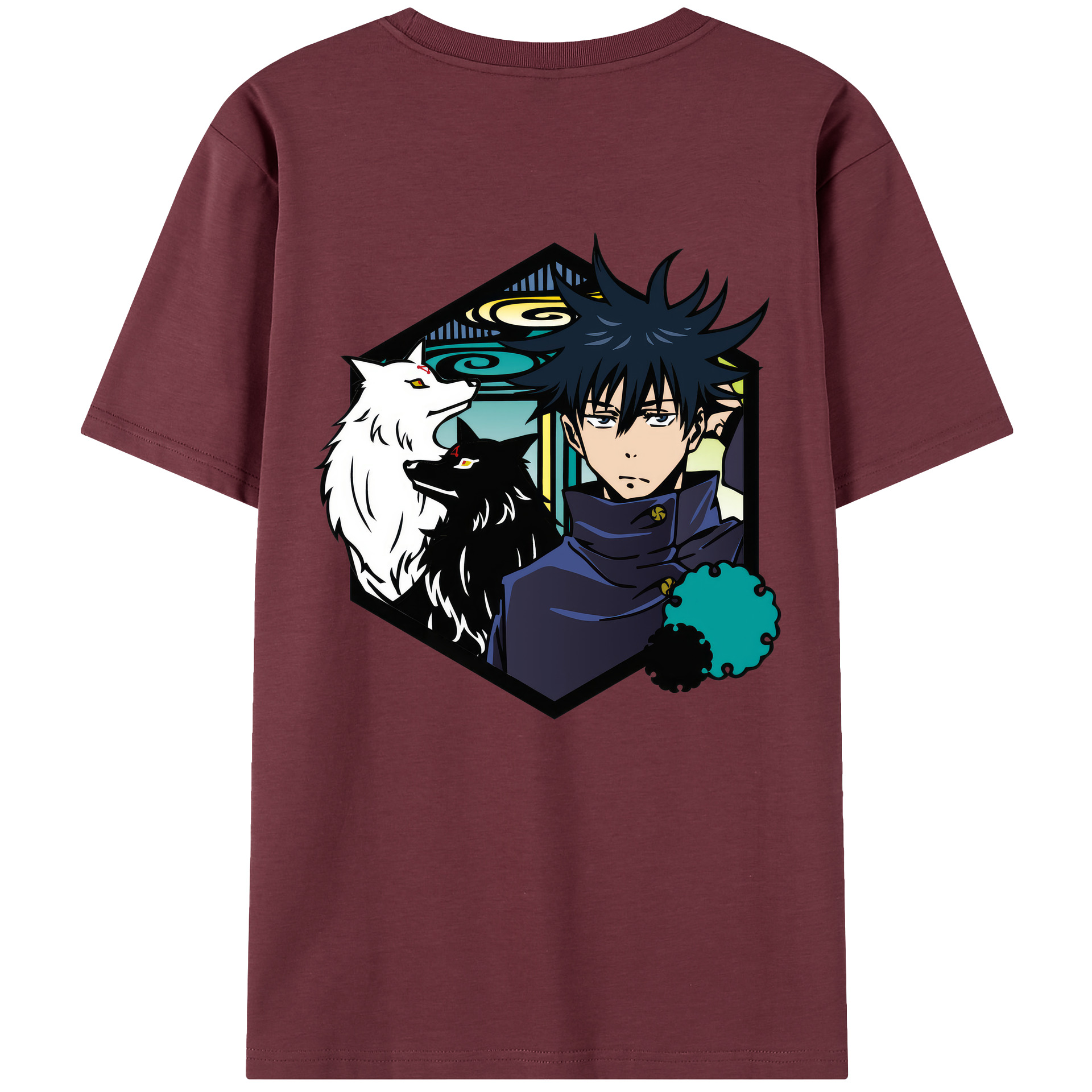 （画像用） 呪術廻戦 Jujutsu Kaisen 綿100％半袖Tシャツ（背面プリント）